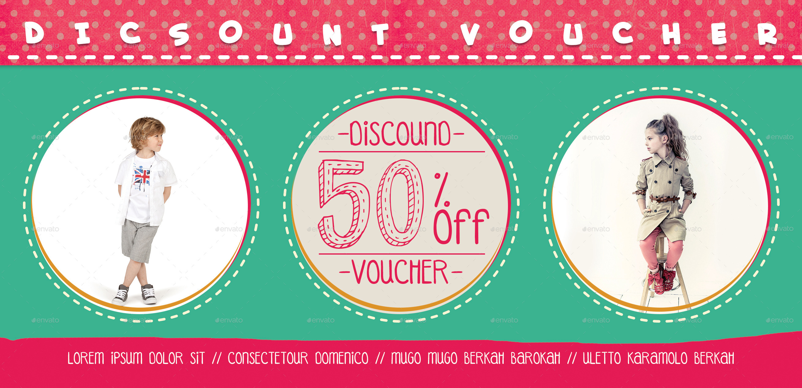 Kids Voucher, Print Templates GraphicRiver